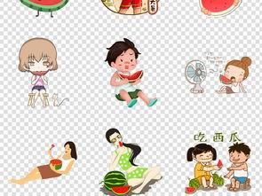 夏日吃瓜海报主题